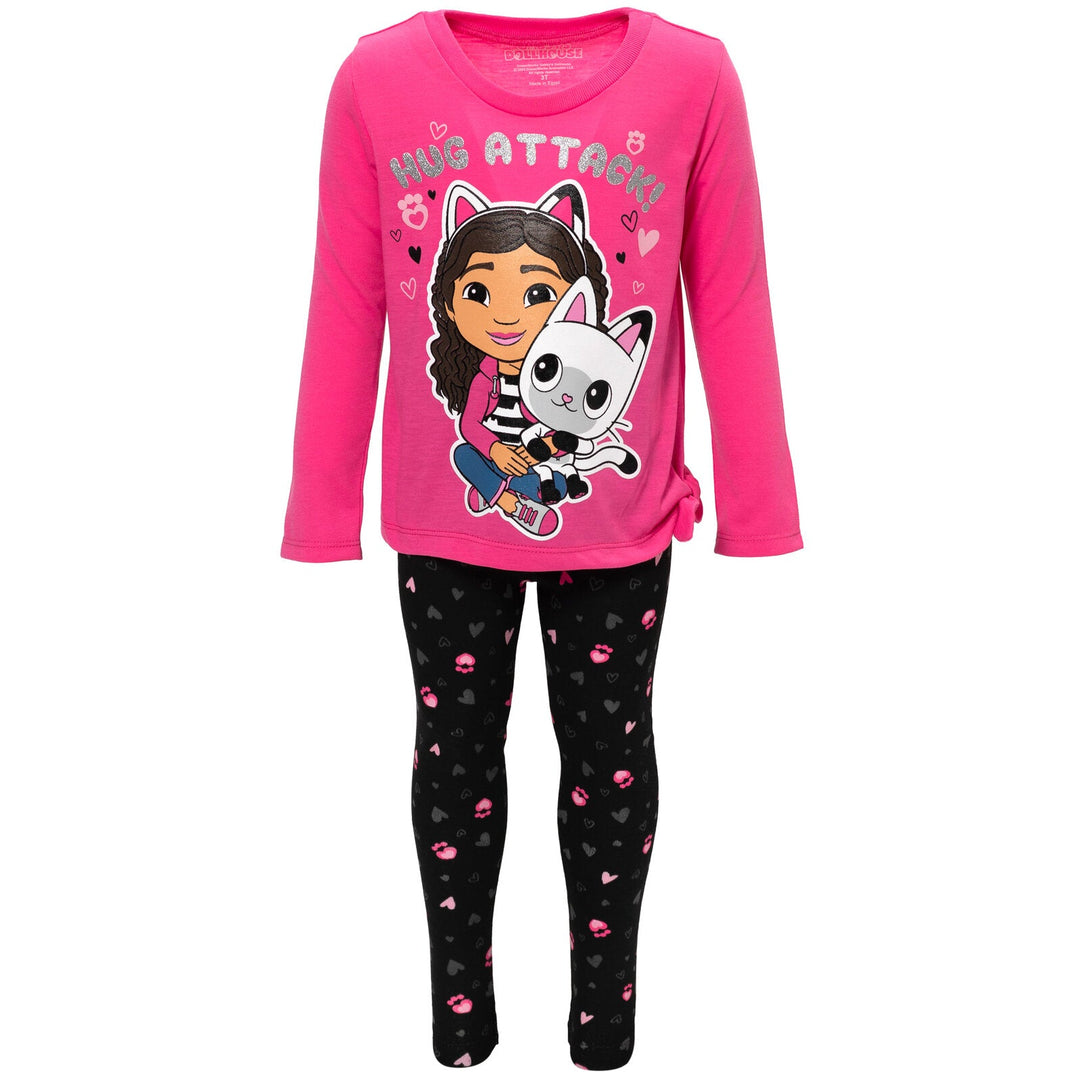 Gabby's Dollhouse Knotted Long Sleeve T-Shirt & Leggings - imagikids