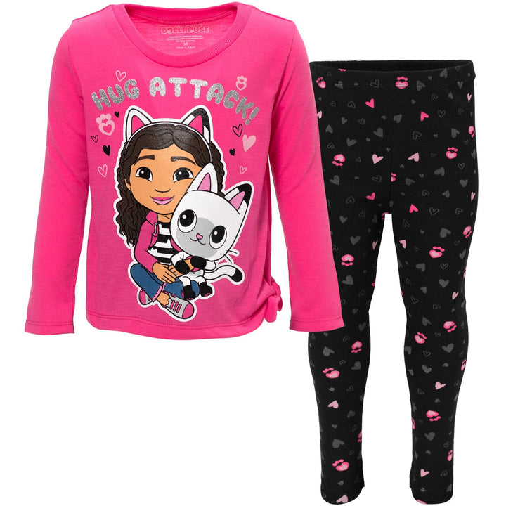 Gabby's Dollhouse Knotted Long Sleeve T-Shirt & Leggings - imagikids