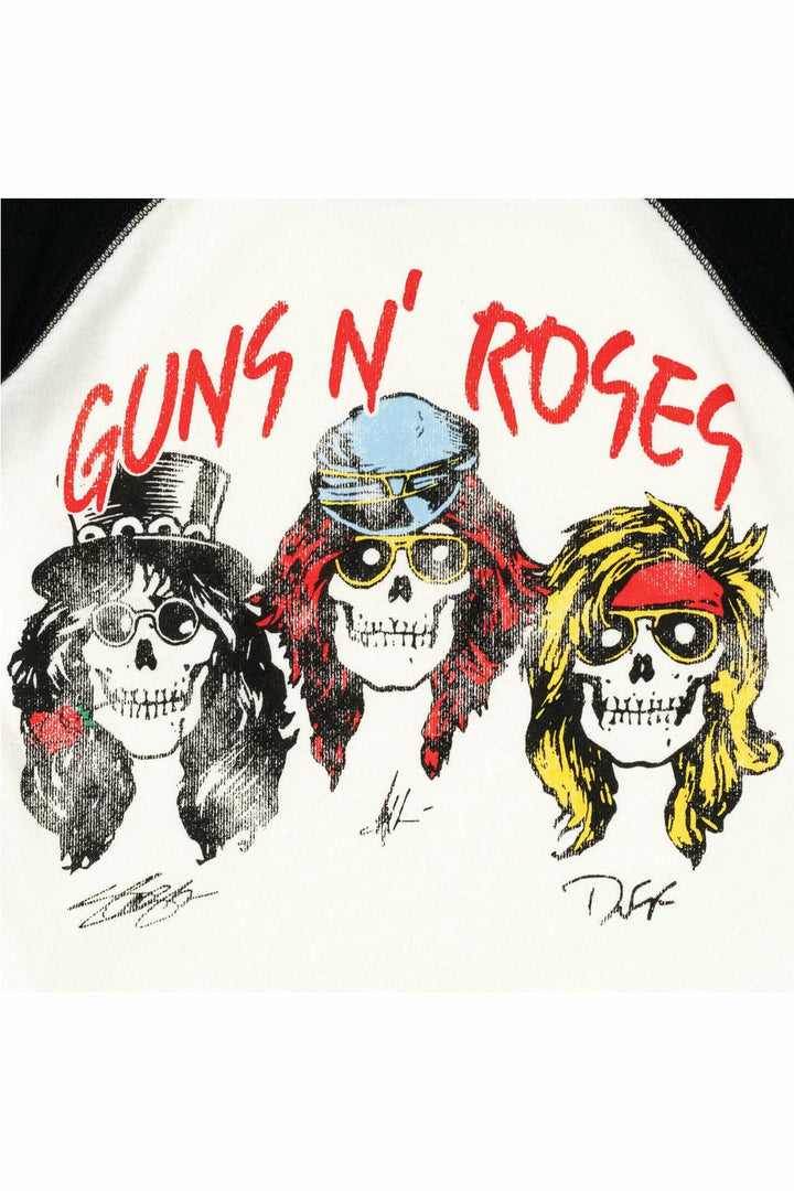 Guns N' Roses Guns N Roses 3 Pack Raglan Pullover Graphic T-Shirts - imagikids