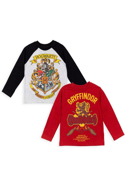 Harry Potter 2 Pack Long Sleeve Graphic T-Shirt - imagikids