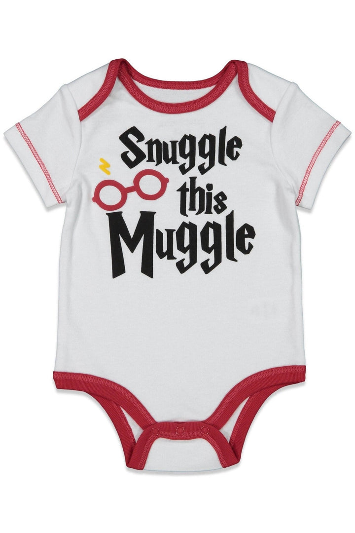 Harry Potter 3 Pack Short Sleeve Bodysuit - imagikids