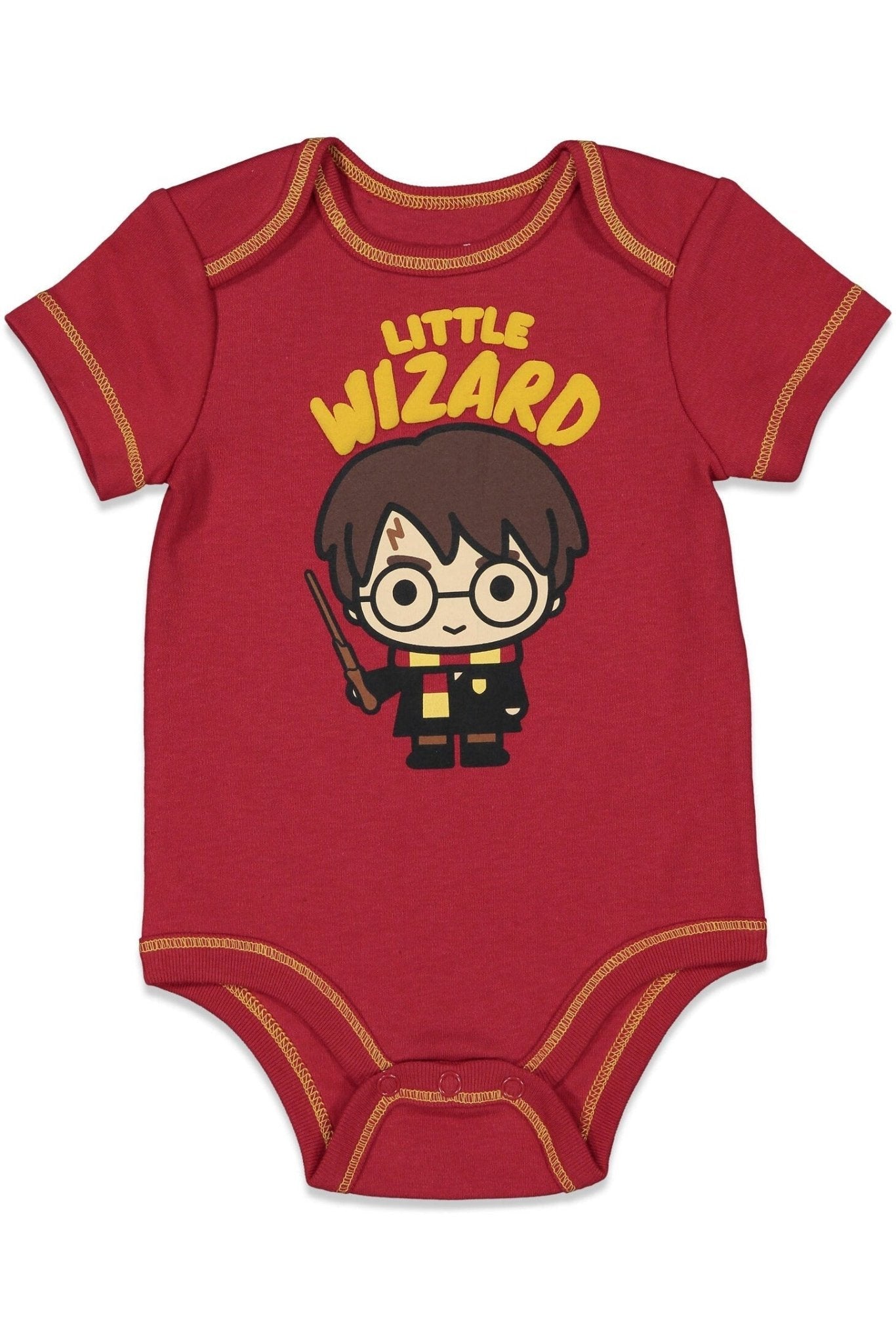 Harry Potter 3 Pack Short Sleeve Bodysuit - imagikids