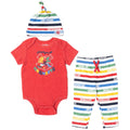 Harry Potter Bodysuit Pants and Hat 3 Piece Outfit Set