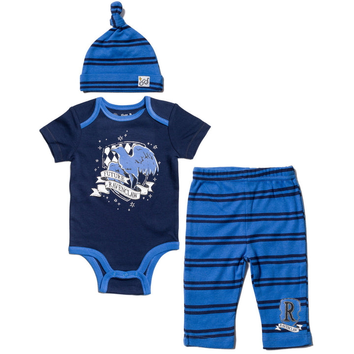 Harry Potter Bodysuit Pants and Hat 3 Piece Outfit Set - imagikids