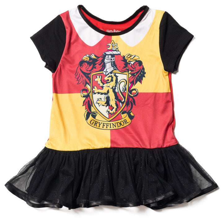 Harry Potter Cosplay T-Shirt Dress Leggings and Headband 3 Piece Outfit Set - imagikids