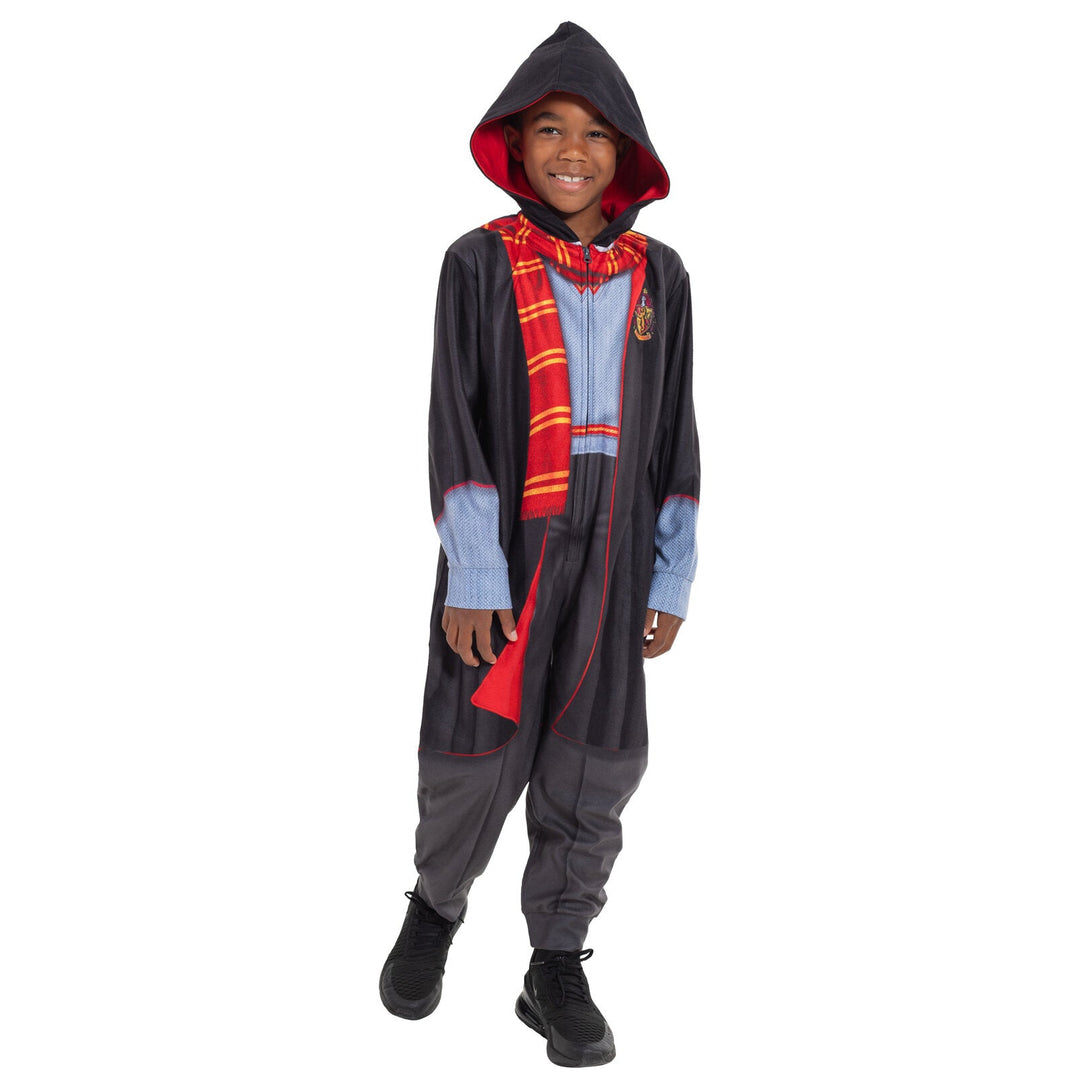 Harry Potter Fleece Zip Up Costume Coverall - imagikids