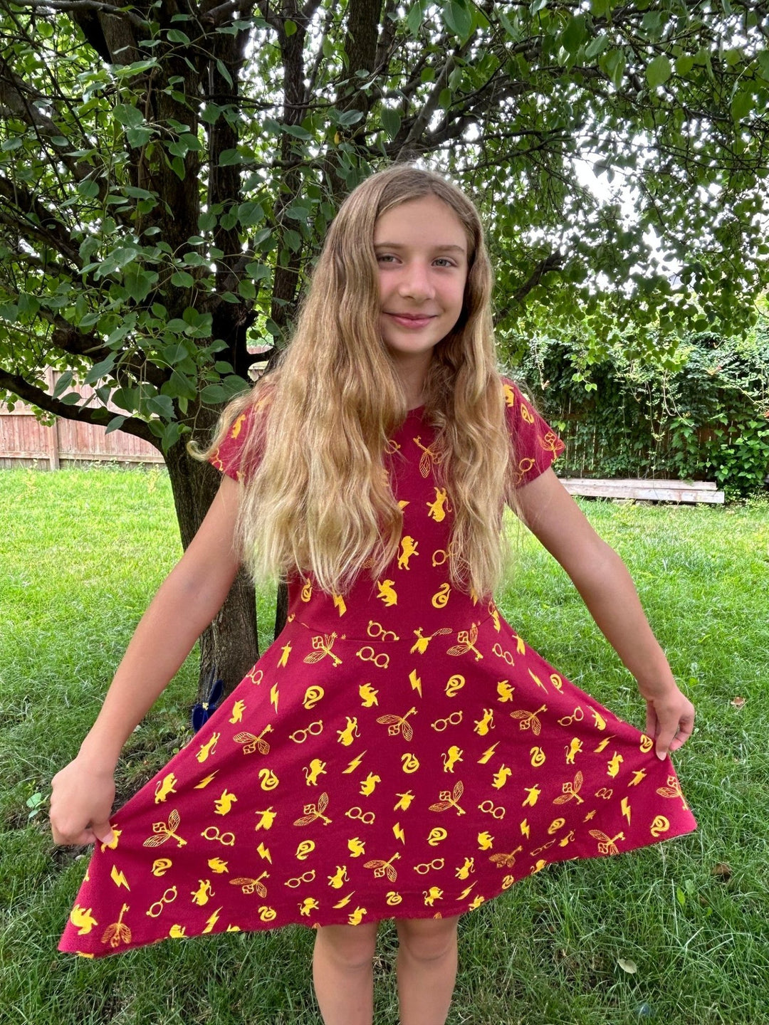 Harry Potter French Terry Skater Dress | imagikids Baby and Kids Clothing Harry Potter French Terry Skater Dress | imagikids Baby and Kids Clothing