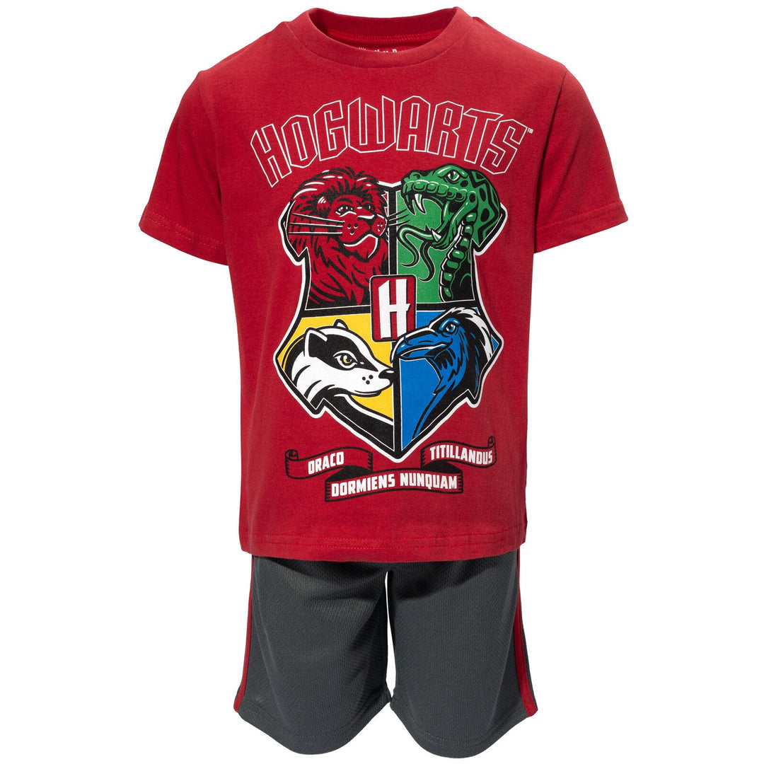 Harry Potter Graphic T-Shirt & Mesh Shorts - imagikids