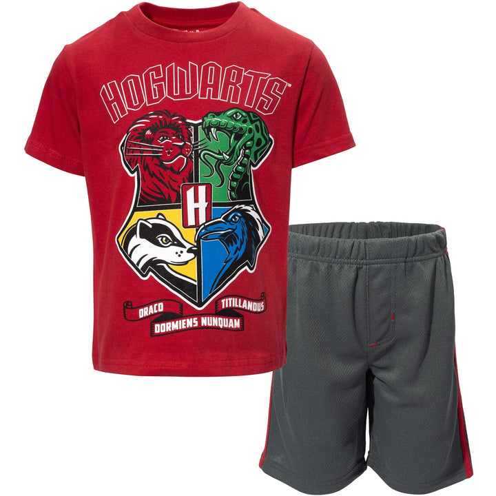 Harry Potter Graphic T-Shirt & Mesh Shorts - imagikids