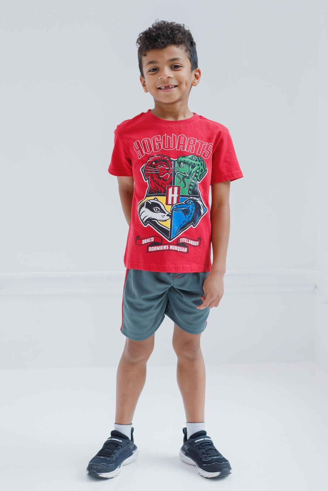 Harry Potter Graphic T-Shirt & Mesh Shorts - imagikids