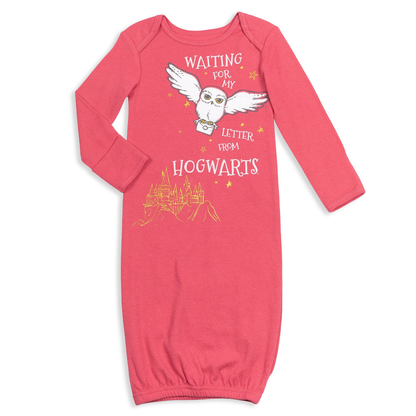 Harry Potter Hedwig 3 Pack Long Sleeve Swaddle Sleeper Gown - imagikids