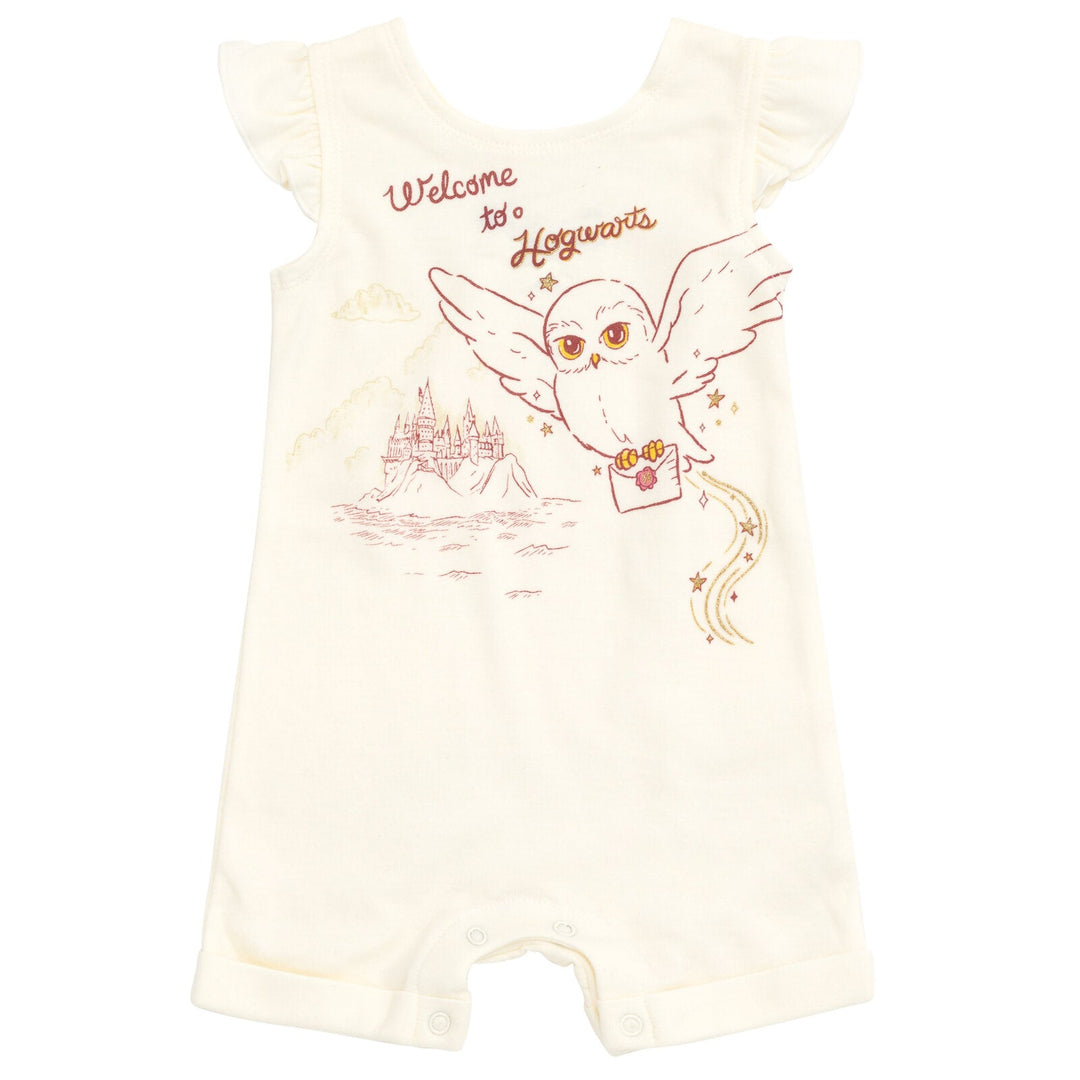 Harry Potter Hedwig Owl French Terry Romper and Headband - imagikids