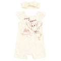 Harry Potter Hedwig Owl French Terry Romper and Headband