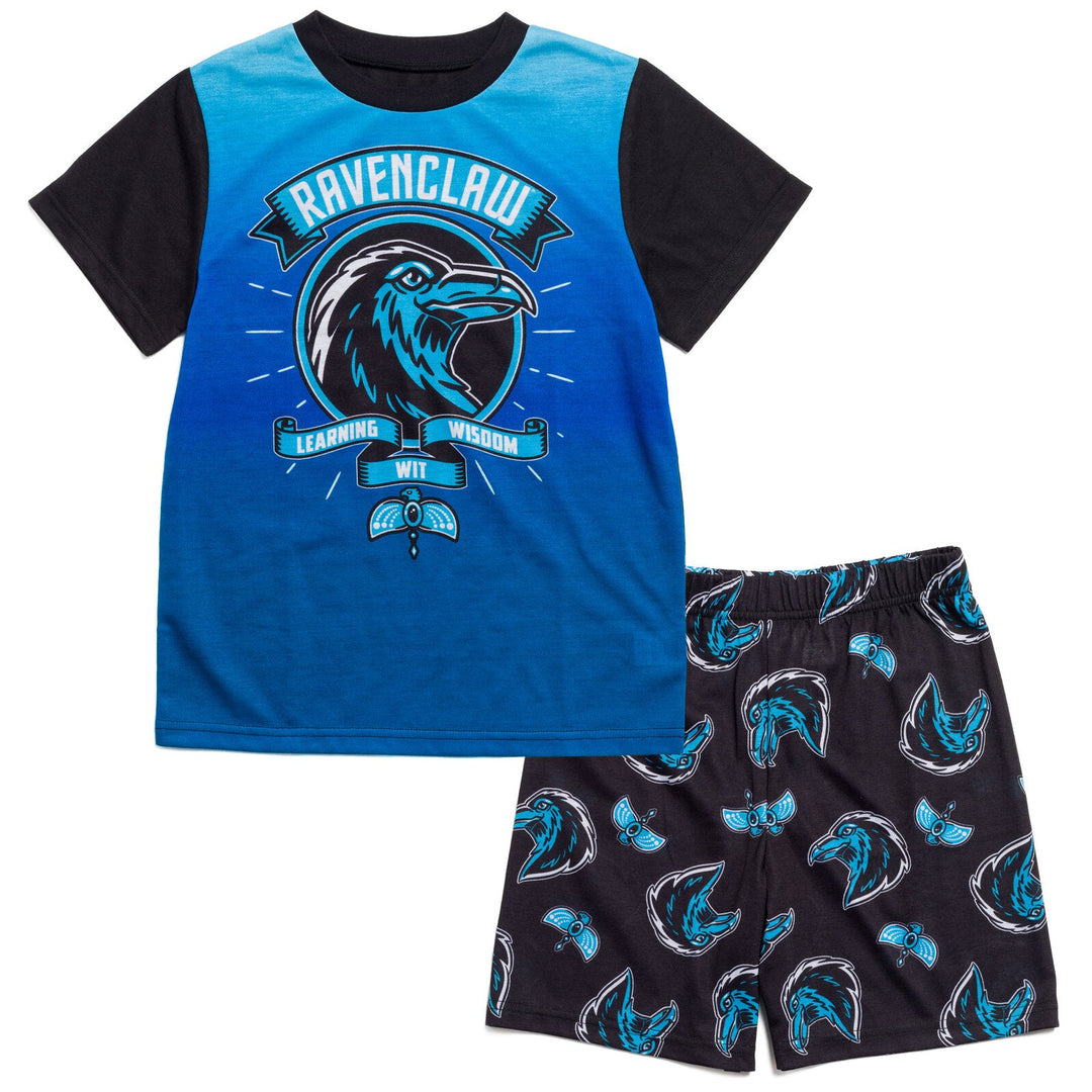 Harry Potter Ravenclaw Pajama Shirt and Shorts - imagikids