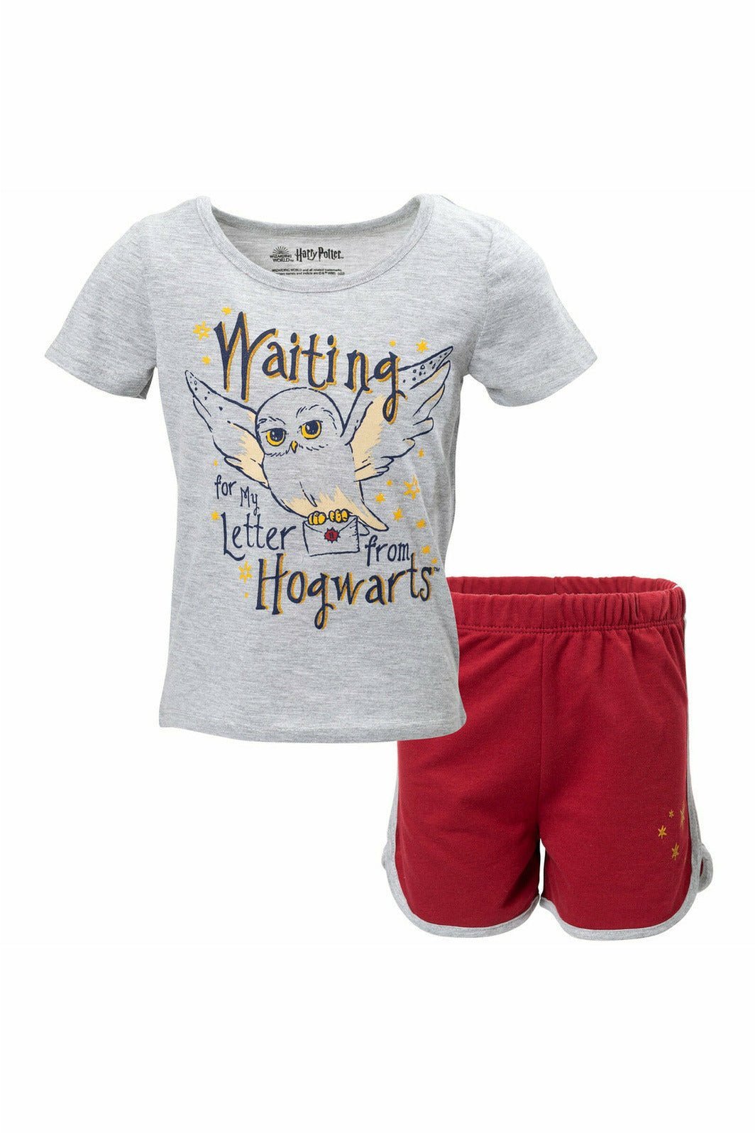 Hedwig Owl Pullover Graphic T-Shirt & French Terry Shorts - imagikids