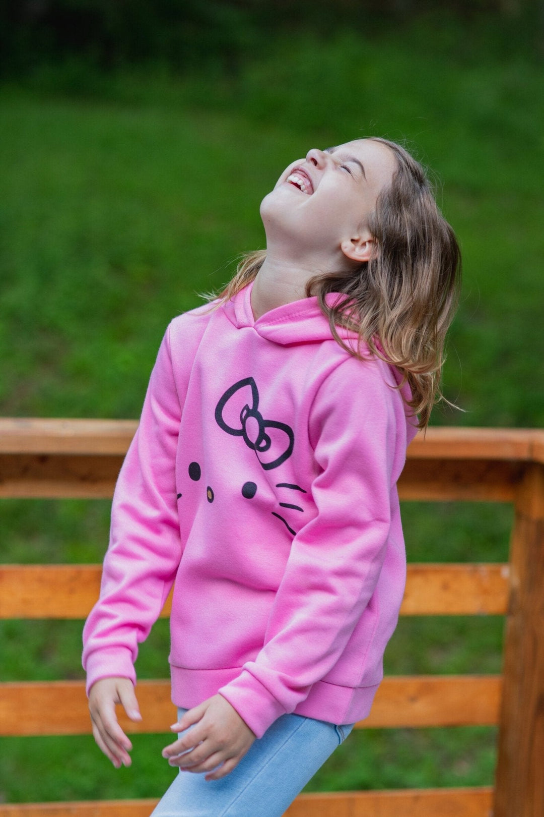 Hello Kitty Girls Fleece Pullover Hoodie Little Kid to Big Kid - imagikids