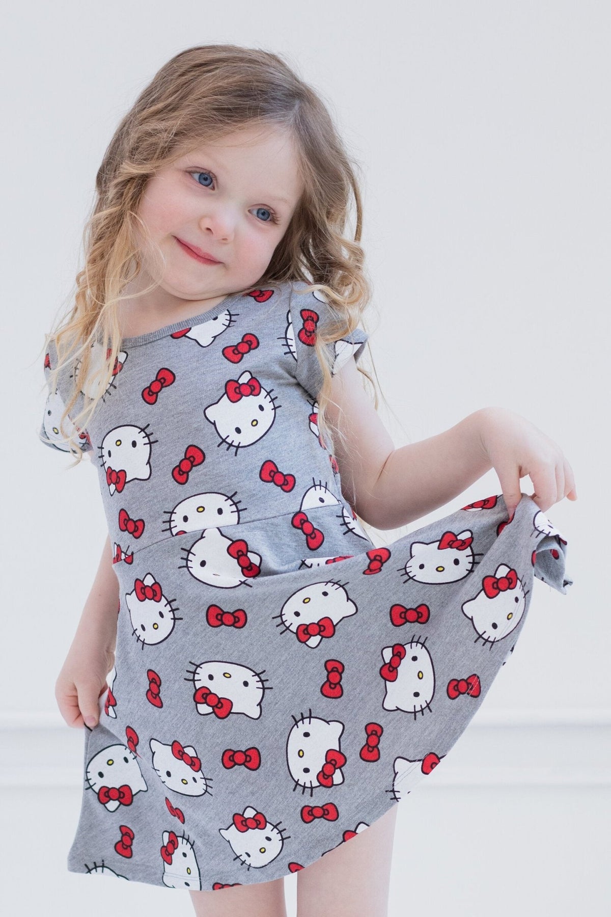 hello kitty mini dress Hello Kitty Toddler Dress, Custom Cotton Baby Girl Outfit
