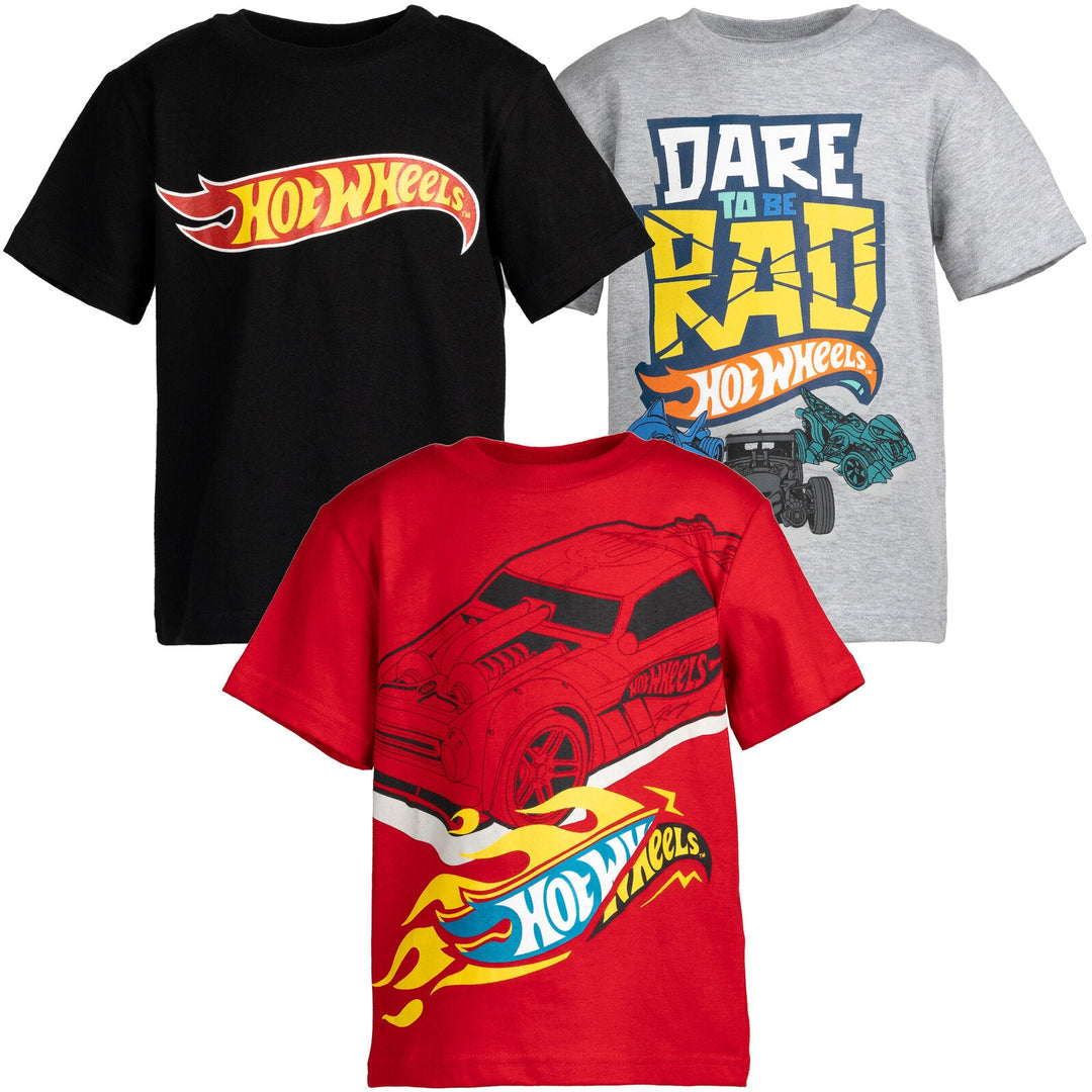 Hot Wheels 3 Pack Graphic T-Shirts - imagikids