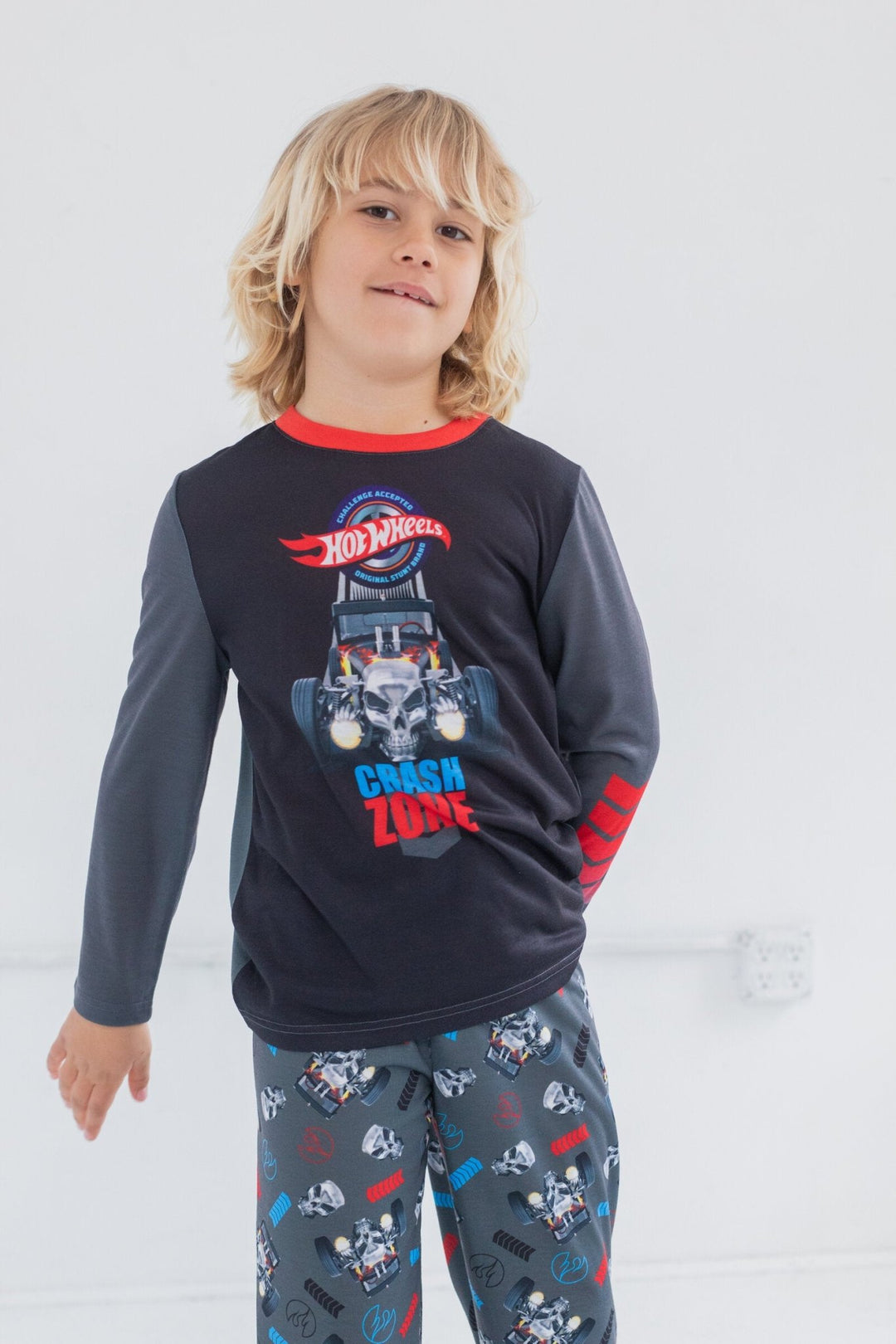 Hot Wheels Pajama Shirt and Pants Sleep Set - imagikids