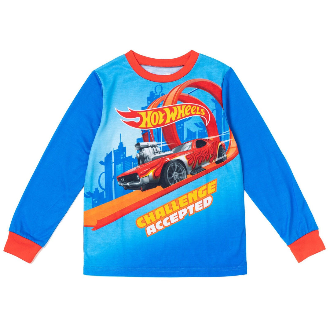 Hot Wheels Pajama Shirt and Pants Sleep Set - imagikids