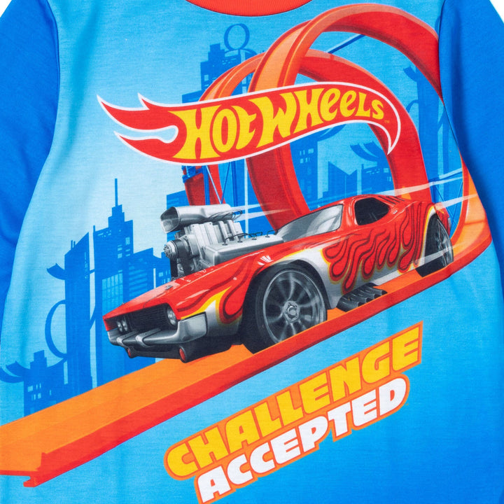 Hot Wheels Pajama Shirt and Pants Sleep Set - imagikids