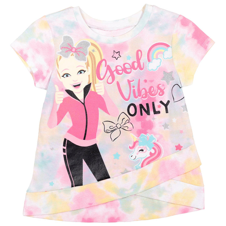 JoJo Siwa Crossover T-Shirt and Bike Shorts Outfit Set - imagikids