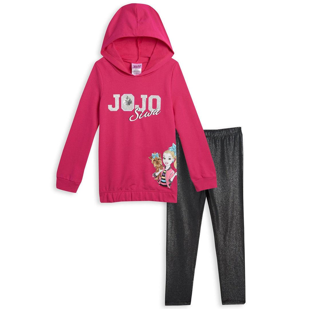 JoJo Siwa French Terry T-Shirt and Leggings Outfit Set - imagikids