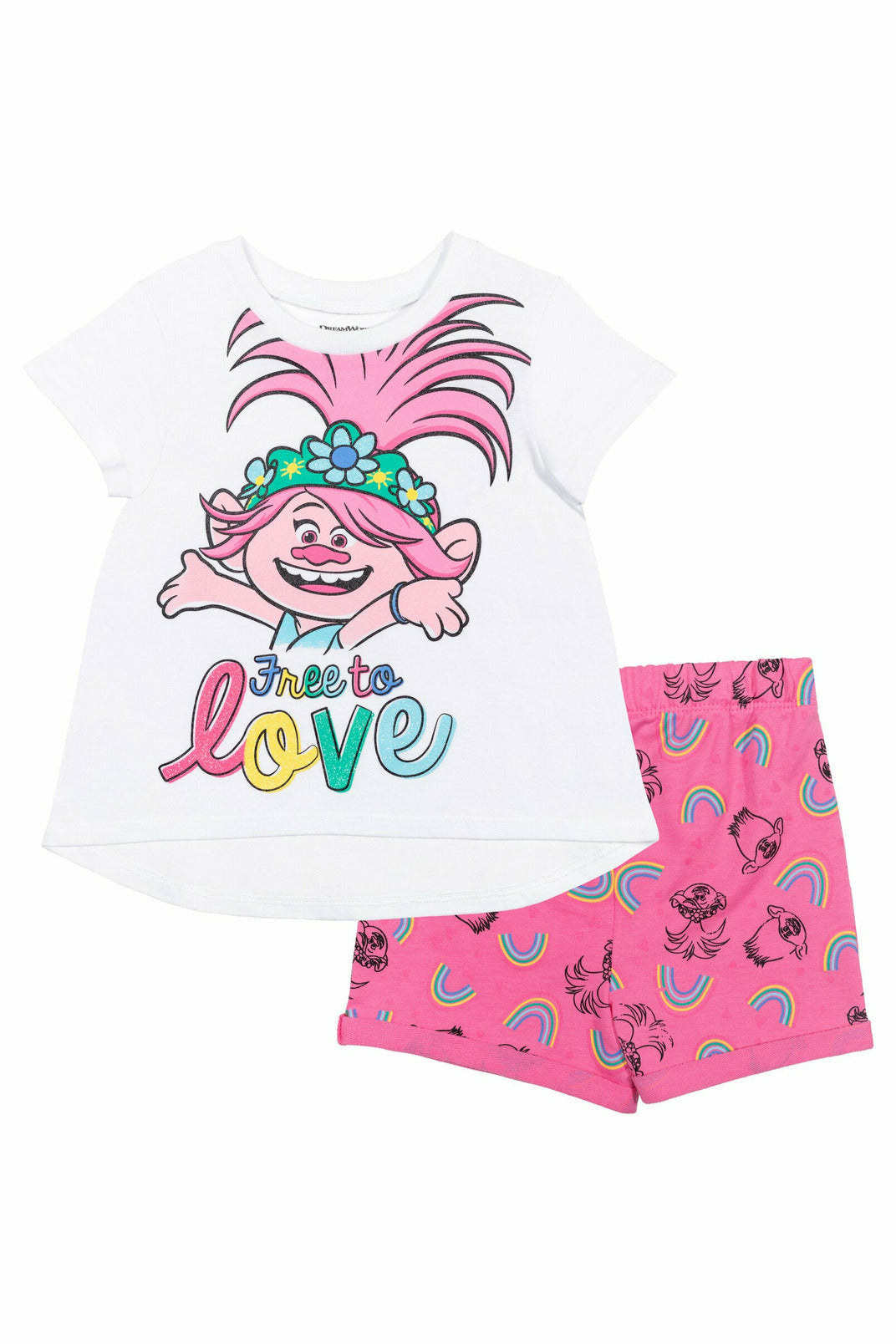 Poppy Graphic T-Shirt & Shorts Set