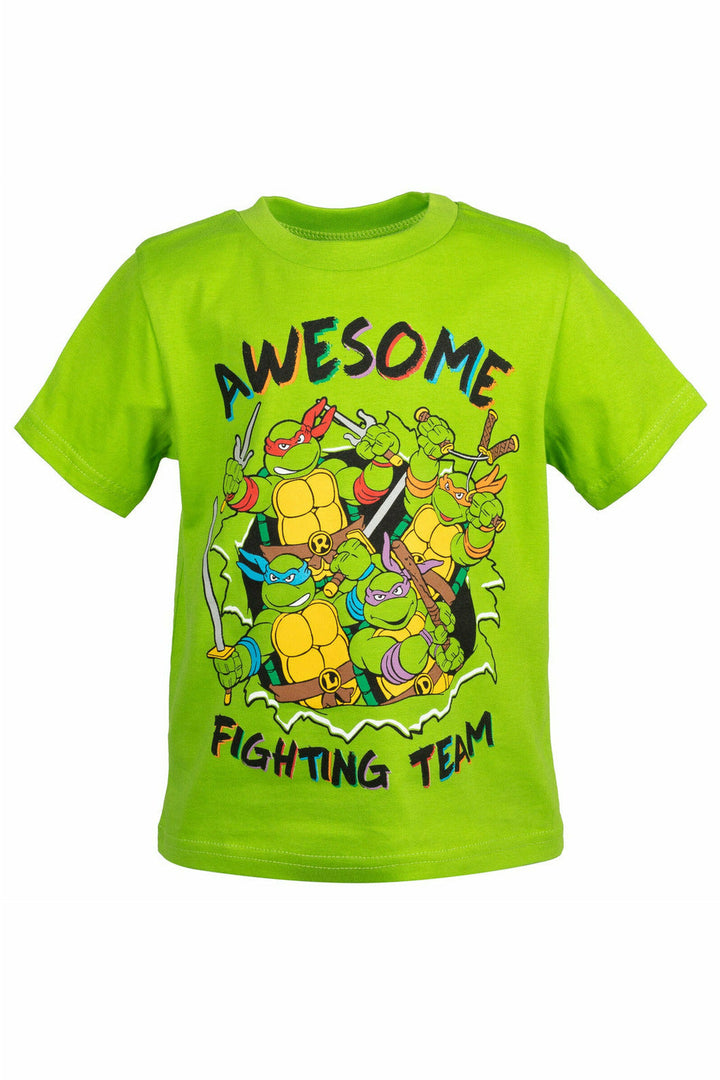 Teenage Mutant Ninja Turtles TMNT Ninja Turtles Graphic T-Shirt & Mesh Shorts