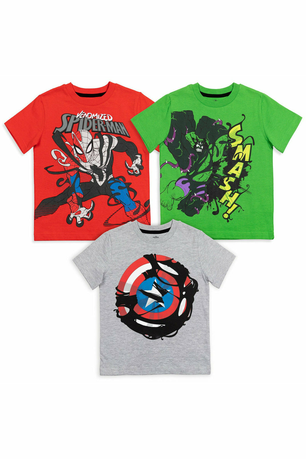 Marvel Avengers 3 Pack Graphic T-Shirt