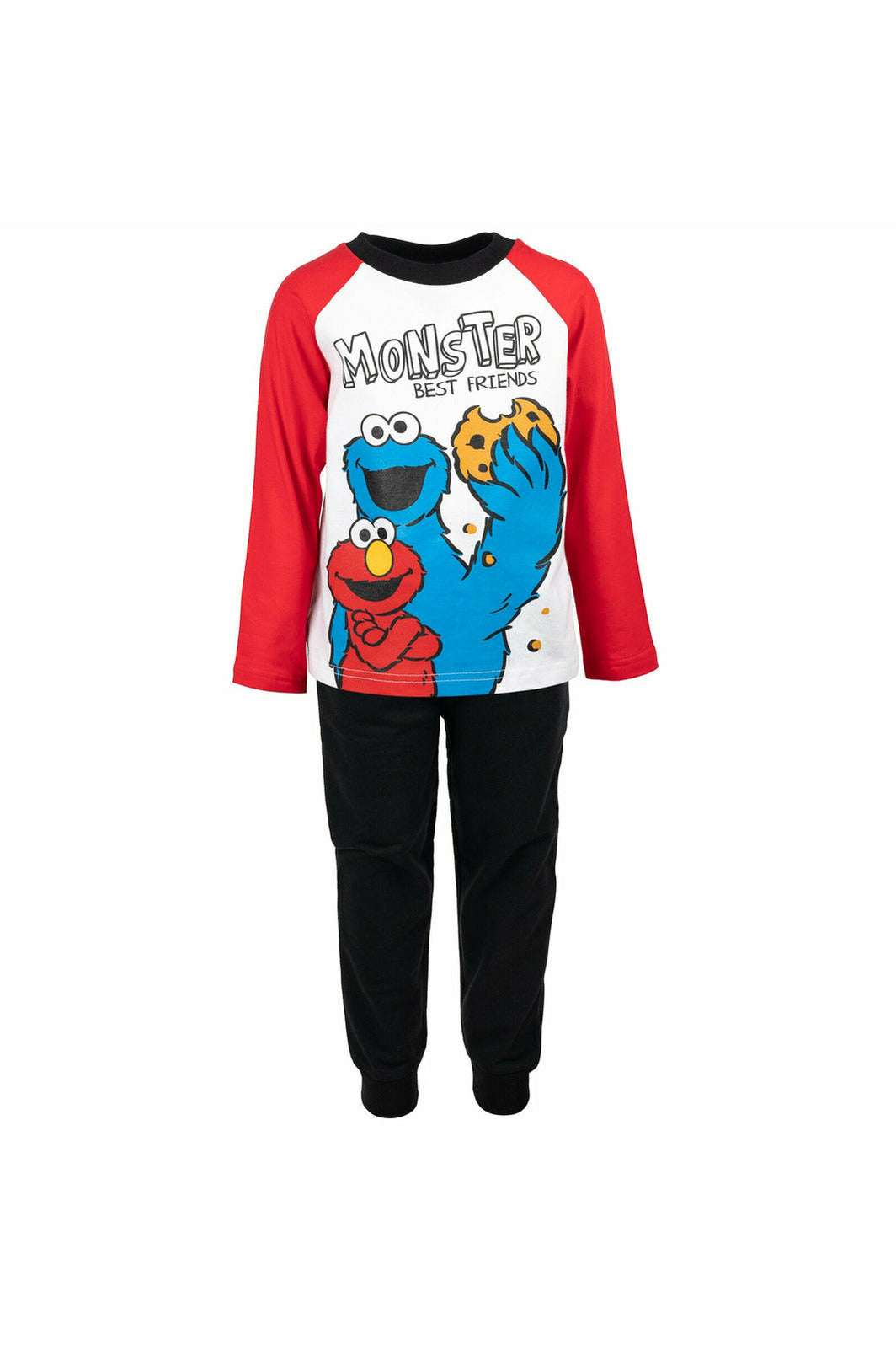 Sesame Street Raglan Long Sleeve Graphic T-Shirt & Raglan French Terry Pants