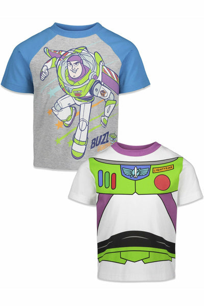 Toy Story Pixar Buzz Lightyear 2 Pack Graphic T-Shirt