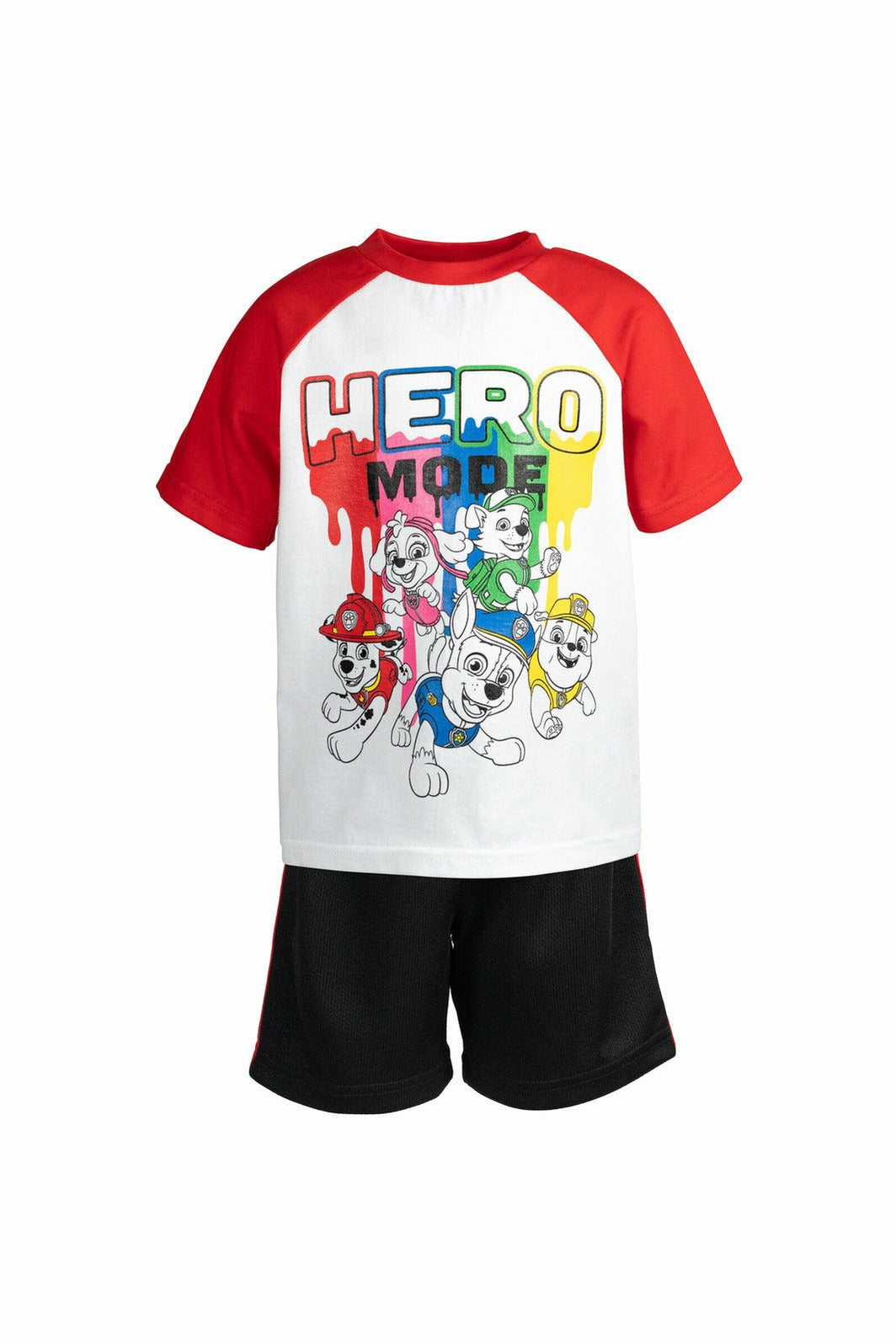 Paw Patrol Graphic T-Shirt & Mesh Shorts