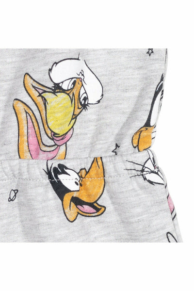 Looney Tunes Space Jam French Terry Ruffle Romper
