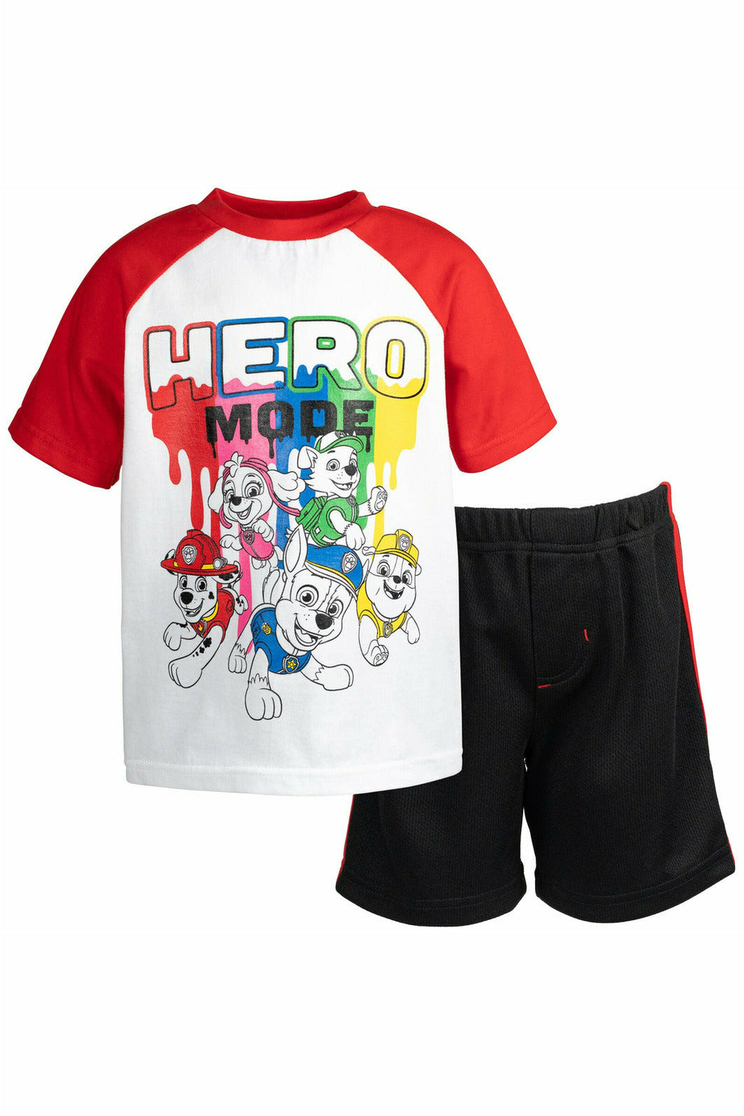 Paw Patrol Graphic T-Shirt & Mesh Shorts