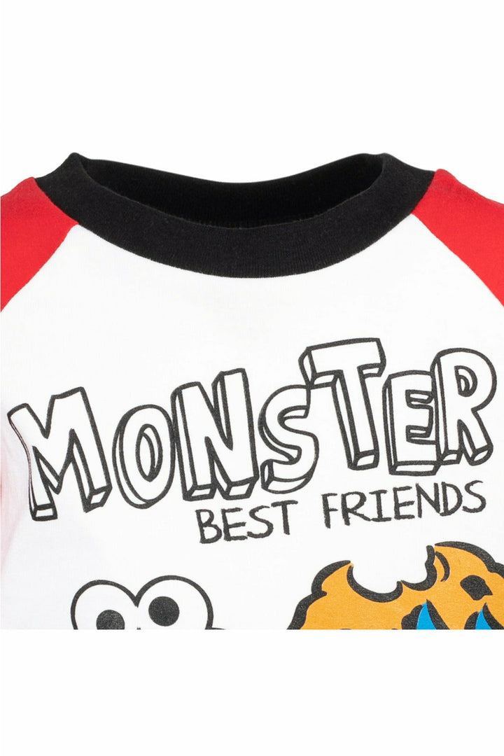 Sesame Street Raglan Long Sleeve Graphic T-Shirt & Raglan French Terry Pants