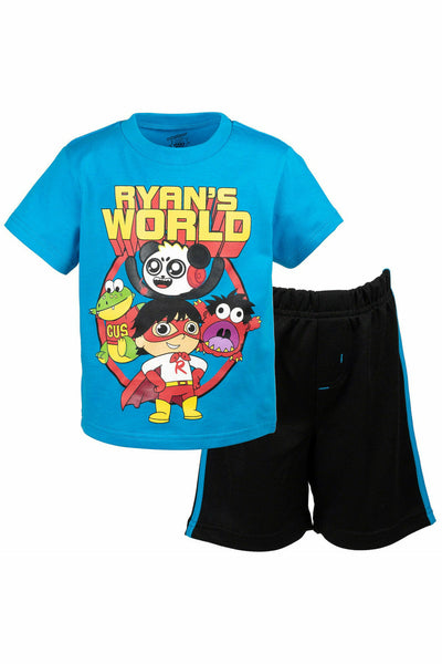 RYANS WORLD Graphic T-Shirt & Mesh Shorts