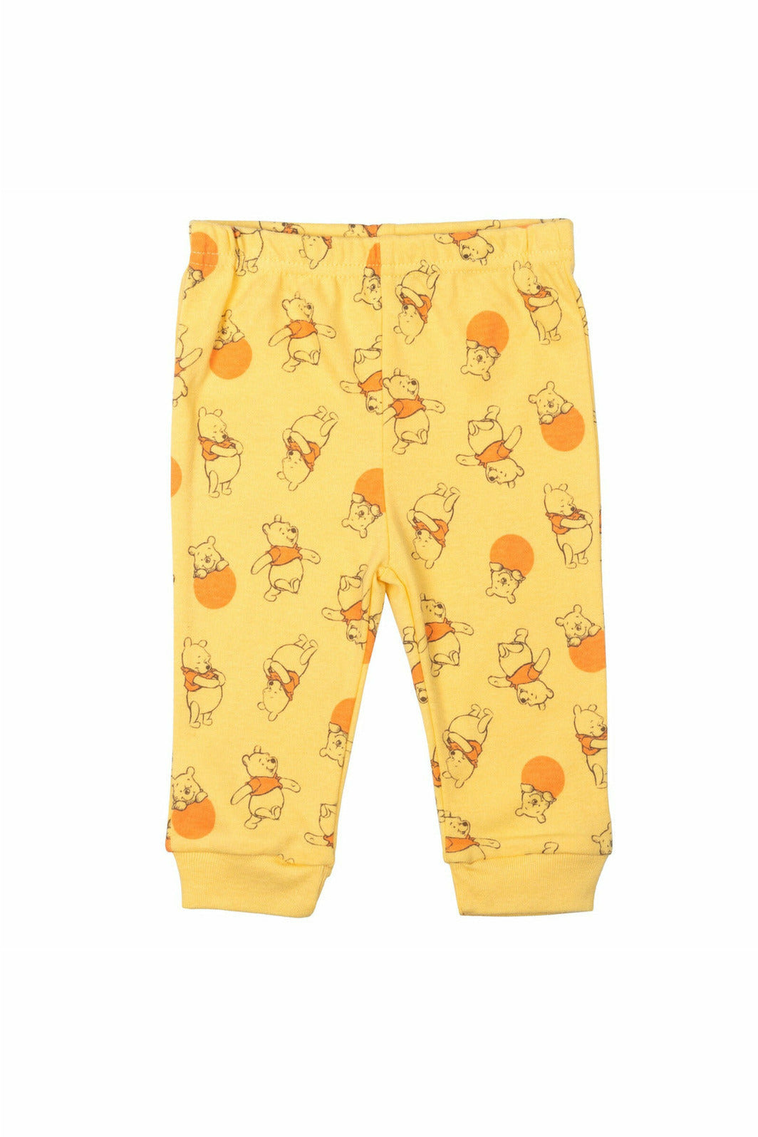 Winnie the Pooh 4 Piece Outfit Set: Bodysuit Pants Bib Hat