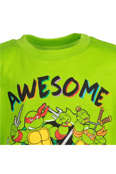 Teenage Mutant Ninja Turtles TMNT Ninja Turtles Graphic T-Shirt & Mesh Shorts