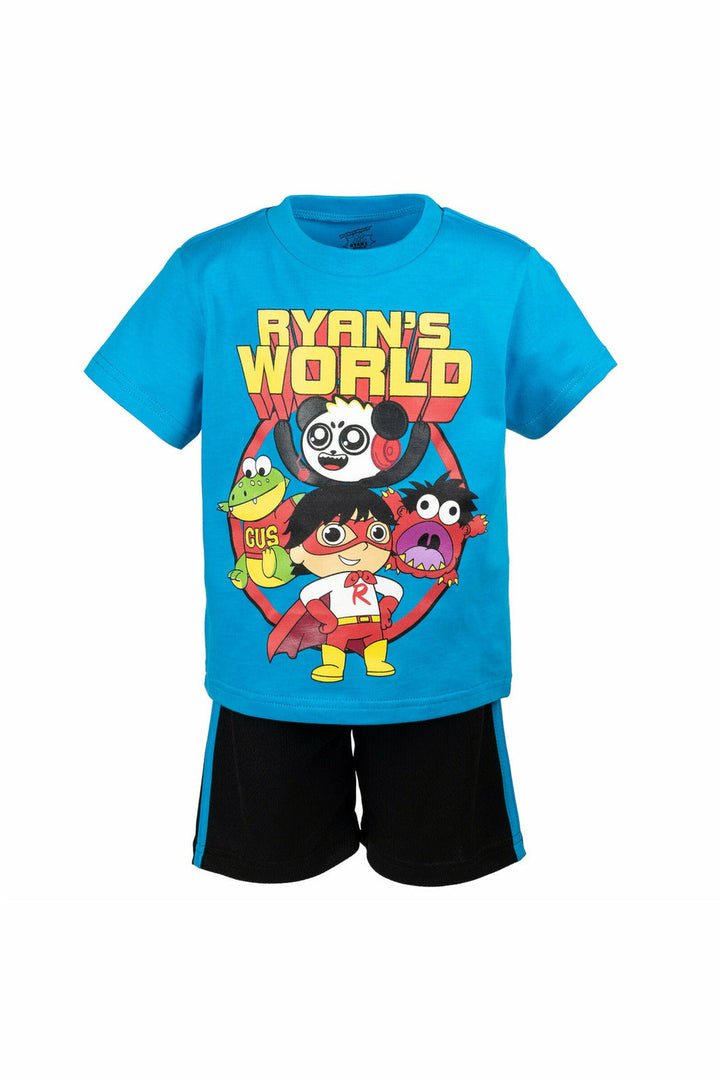 RYANS WORLD Graphic T-Shirt & Mesh Shorts