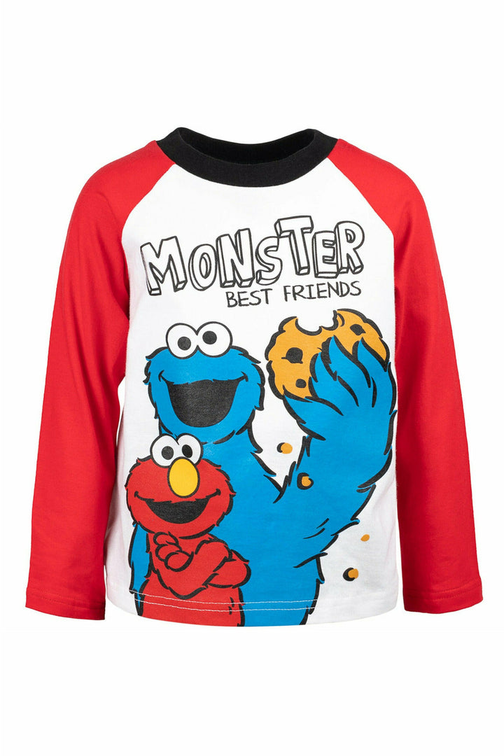 Sesame Street French Terry Raglan Sweatshirt T-Shirt Pants