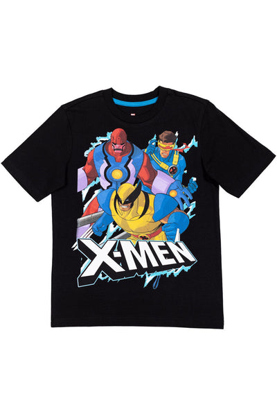 Marvel Avengers X-Men Spider-Man Captain America Hulk Black Panther Spider-Man 3 Pack T-Shirts Toddler to Big Kid