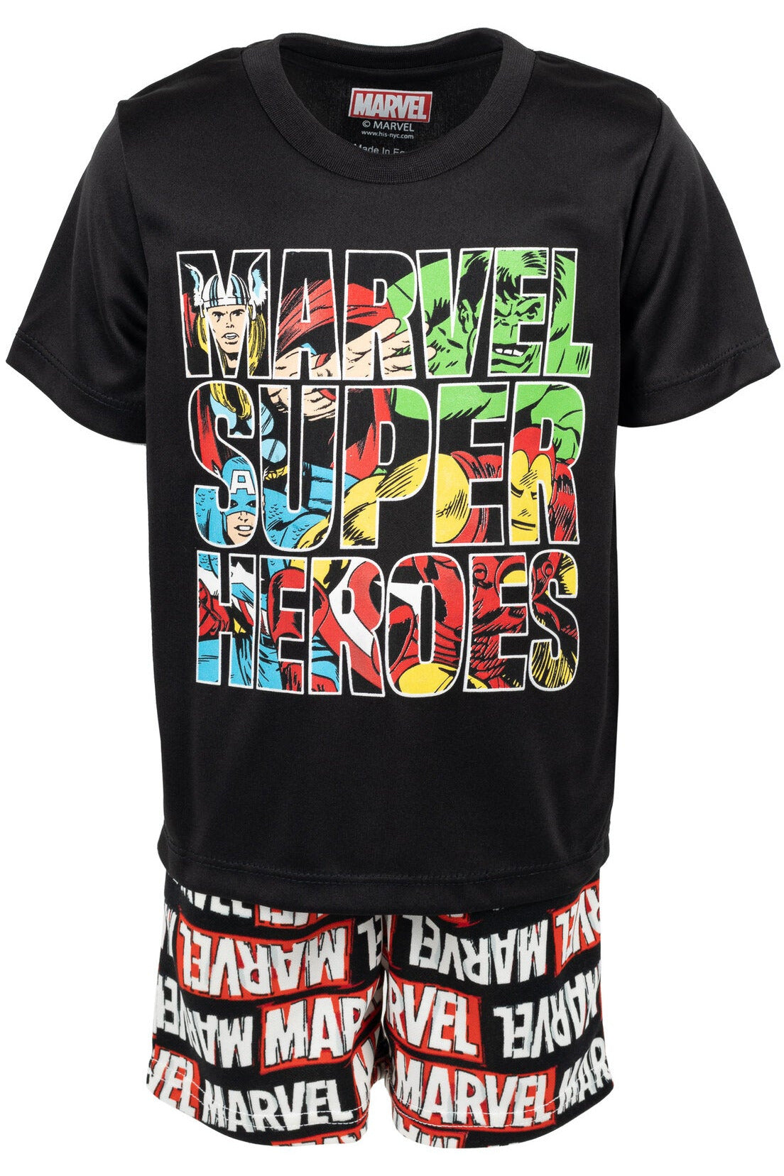 Marvel Spider-Man Short Sleeve T-Shirt & Shorts