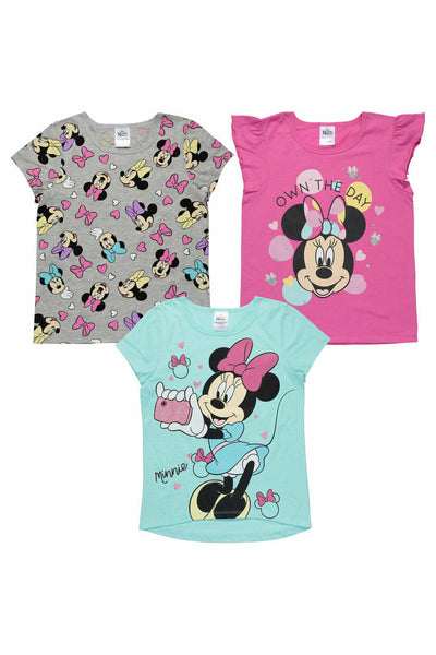 Minnie Mouse 3 Pack Graphic T-Shirts