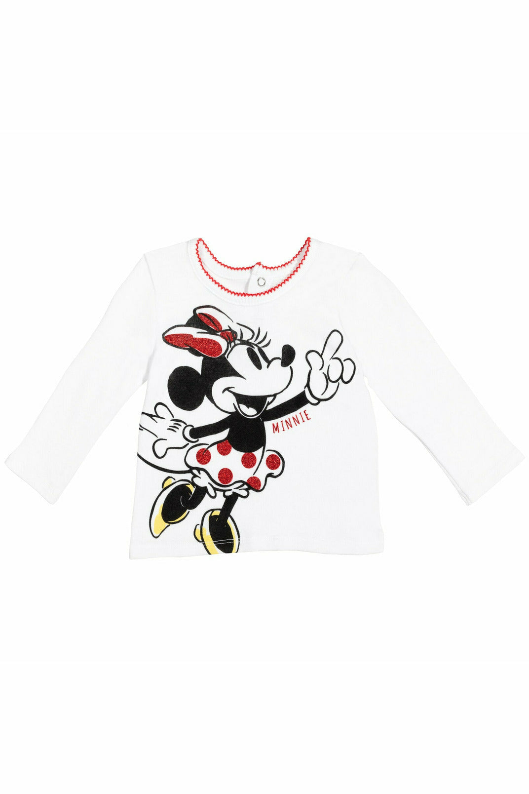 Minnie Mouse 4 Piece Outfit Set: Bodysuit T-Shirt Skirt Legging