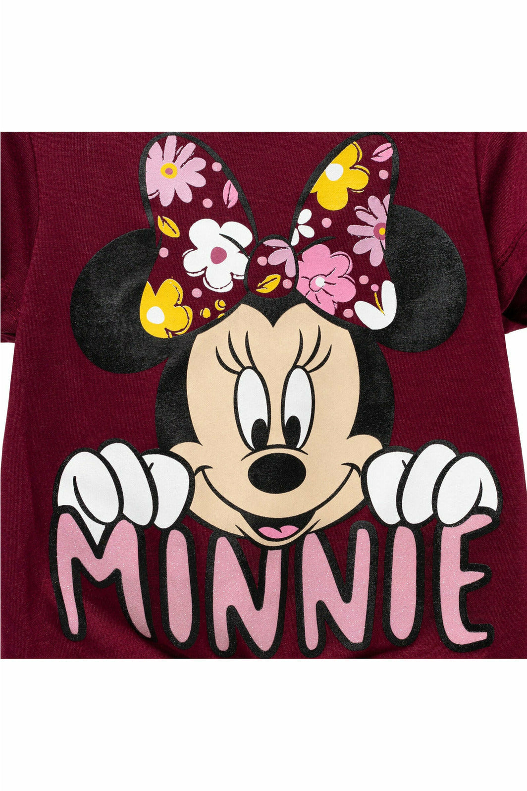 Minnie Mouse Knotted Graphic T-Shirt & Leggings