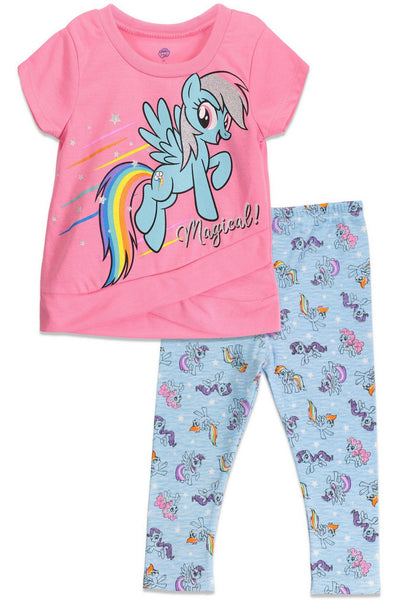 Conjunto de camiseta gráfica y calzas de My Little Pony