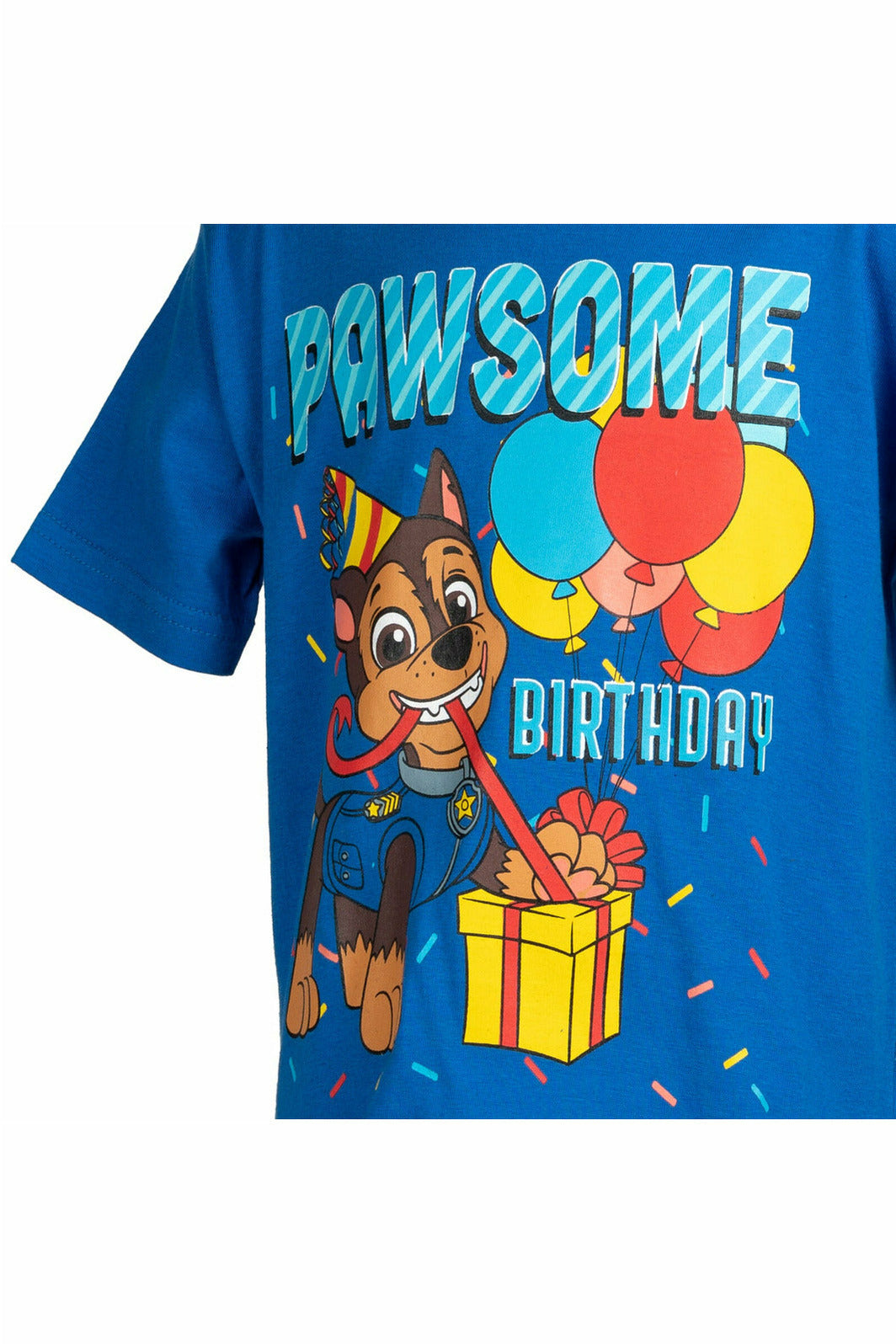 Paw Patrol Chase Breathable Pullover Graphic T-Shirt
