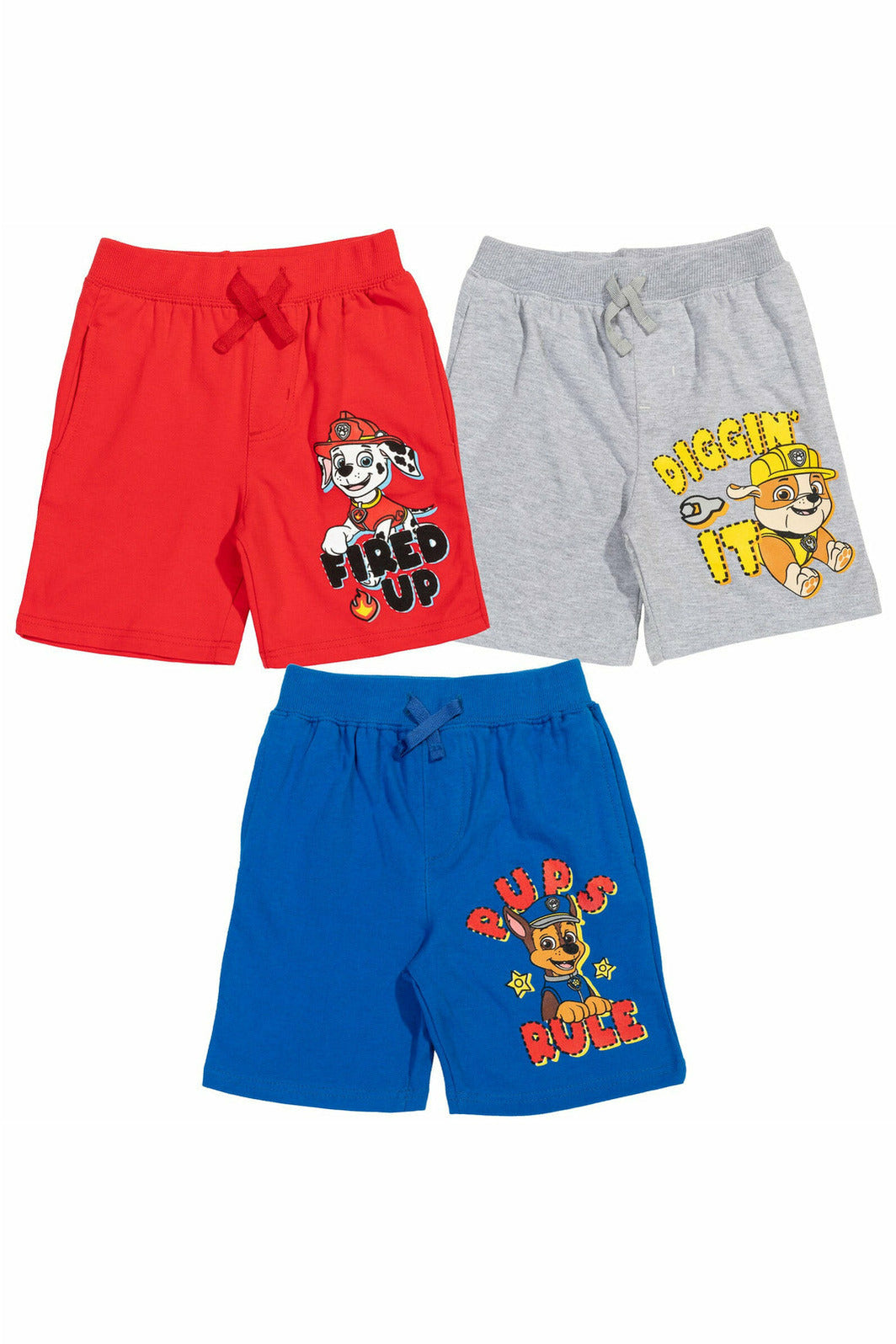 Paw Patrol French Terry 3 Pack Shorts