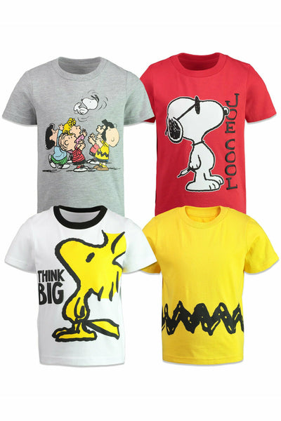 Peanuts Snoopy 4 Pack Graphic T-Shirt